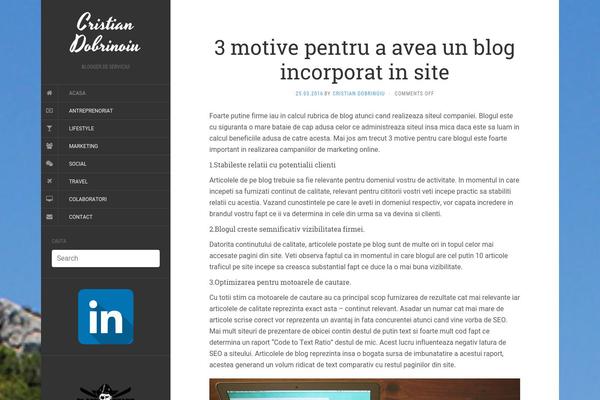 Flat theme site design template sample