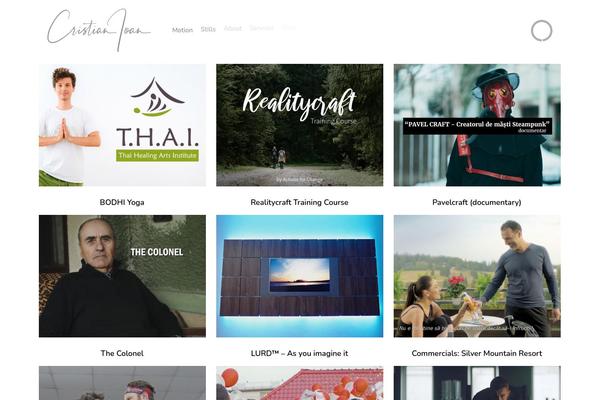 Kreativa theme site design template sample