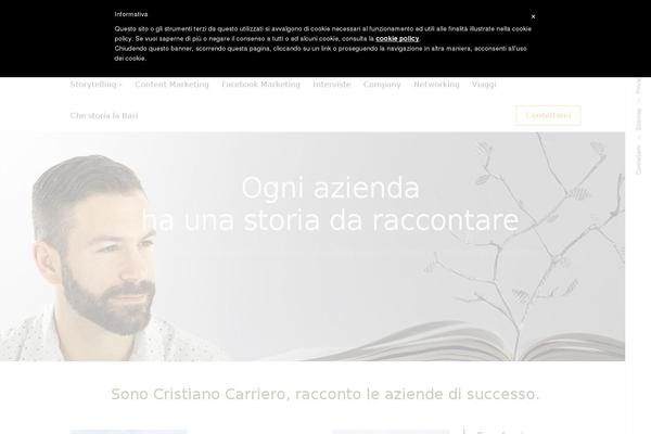 Fintech theme site design template sample