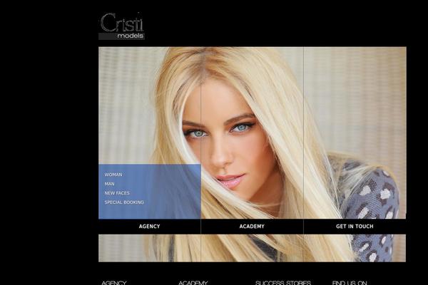 cristimodels.com site used Ncatheme