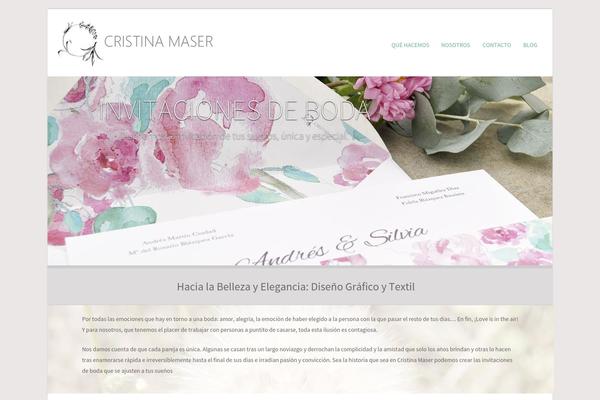 Gather theme site design template sample