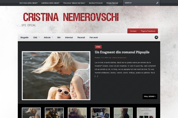 Continuum theme site design template sample
