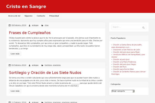 Rubine Lite theme site design template sample