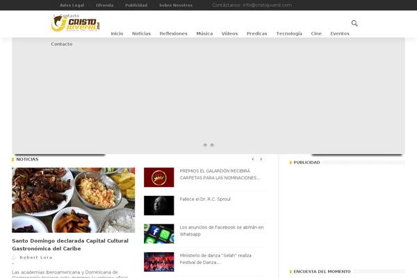 Megazine theme site design template sample
