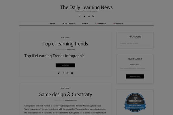 Ascent theme site design template sample