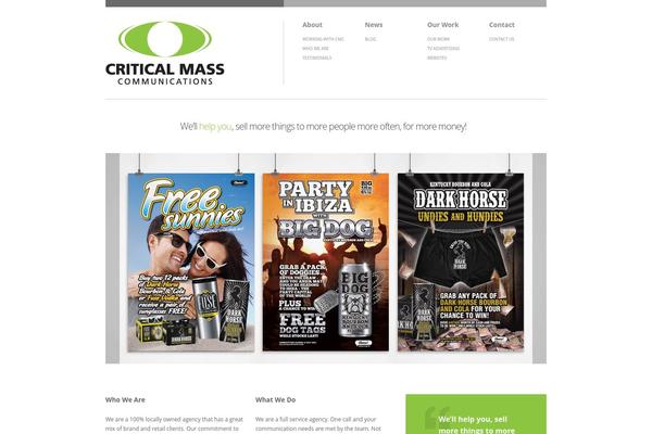 criticalmass.co.nz site used Brandspace