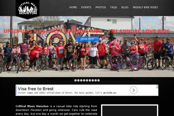 criticalmasshouston.com site used Letsride