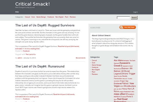 Carrington Blog theme site design template sample