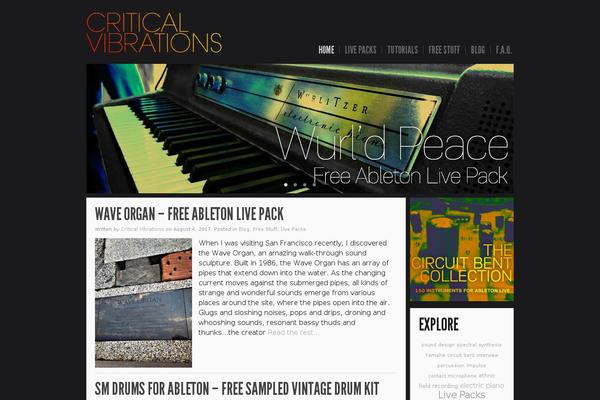 Big Easy theme site design template sample