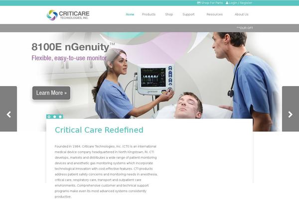 criticare theme websites examples