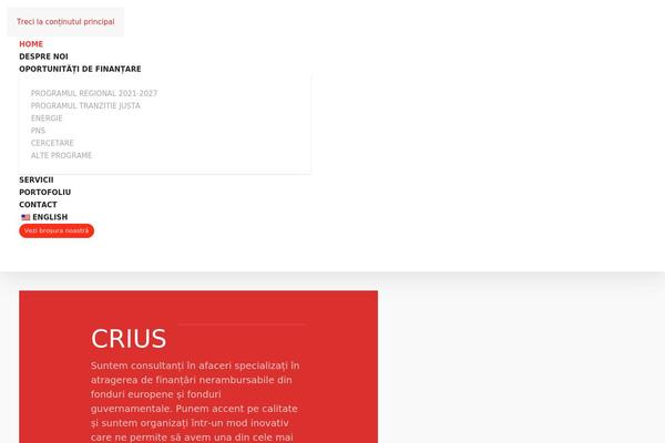 crius.ro site used Yootheme