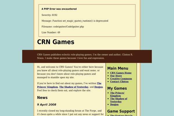 Dreamhost theme site design template sample
