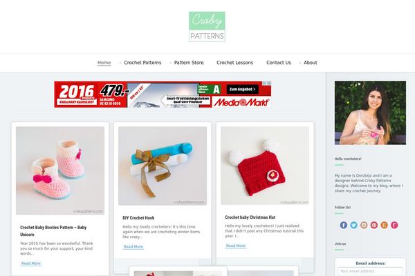 crobypatterns.com site used Soledad-child