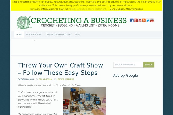 crochetbusiness.com site used Bam