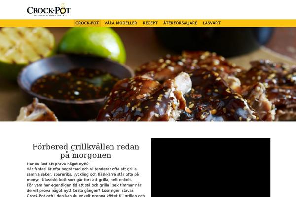 crock-pot.se site used Crockpot