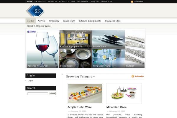 Isotherm theme site design template sample