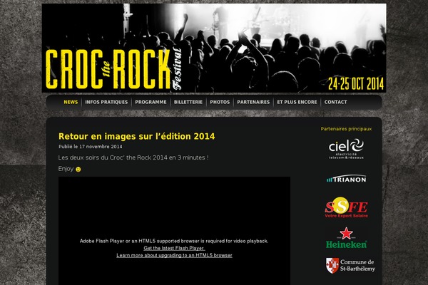 Festival theme site design template sample