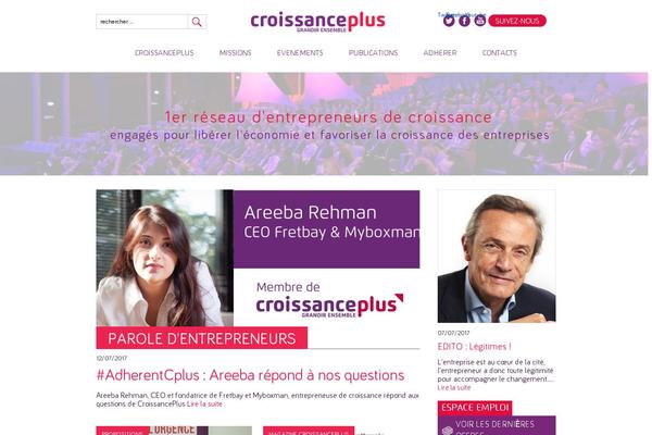 croissanceplus.com site used Cro