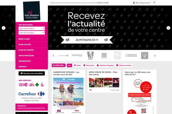Carrefour theme site design template sample