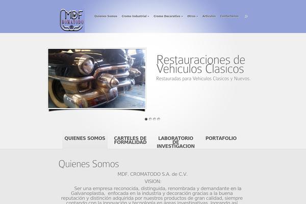 Nova theme site design template sample