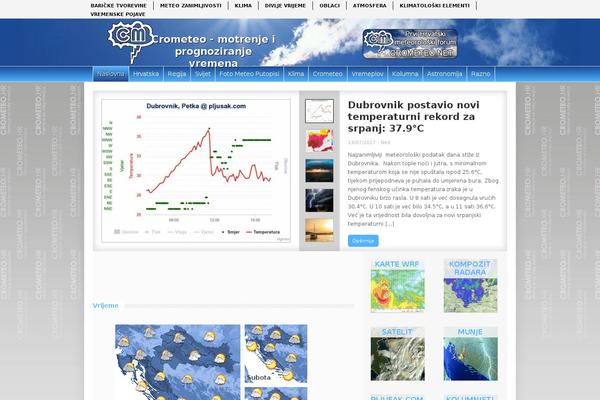 Broadcast theme site design template sample
