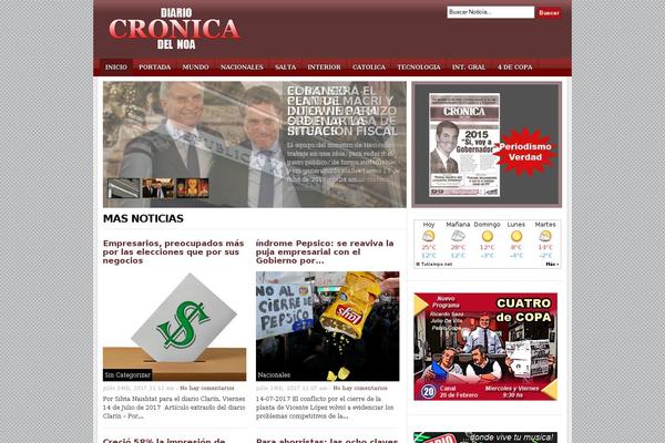 cronica WordPress theme, websites list used cronica theme cronica theme websites examples