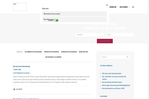Site using Ultimate Popup Free plugin