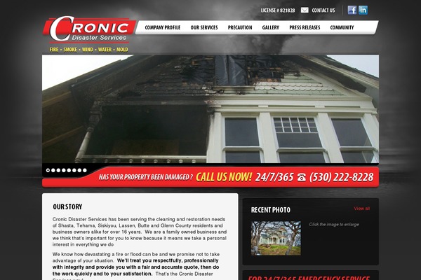 cronicdisaster.com site used Cronic
