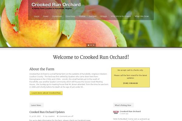 crookedrunorchard.com site used Green Earth v1.6