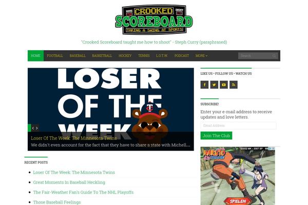 Sportsline theme site design template sample