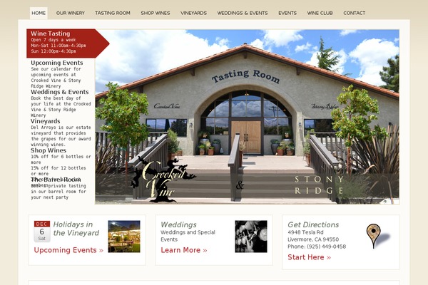 crookedvine.com site used Crooked