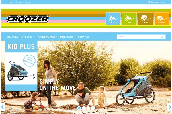 Croozer theme site design template sample