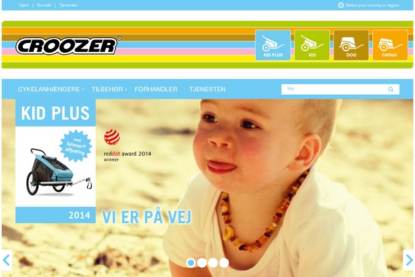 croozer.dk site used Croozer