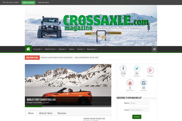 Sahifa theme site design template sample