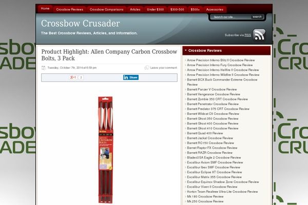 crossbowcrusader.com site used Flexibility3