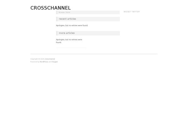 Oxygen theme site design template sample