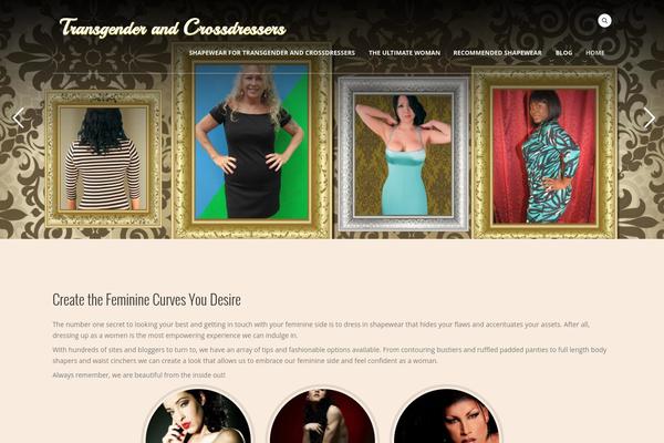 Porcelain theme site design template sample