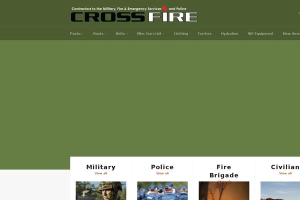 Camp theme site design template sample