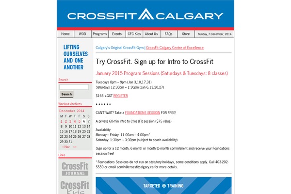 Crossfit theme site design template sample
