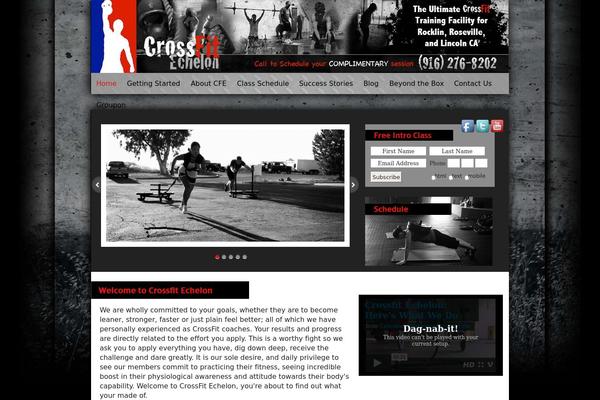 Echelon theme site design template sample