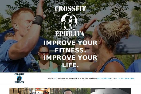 Crossfit theme site design template sample