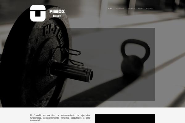 Crossfit theme site design template sample