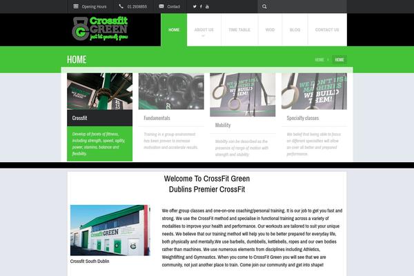 Fit Wp theme site design template sample