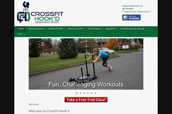 crossfithookd.com site used Color