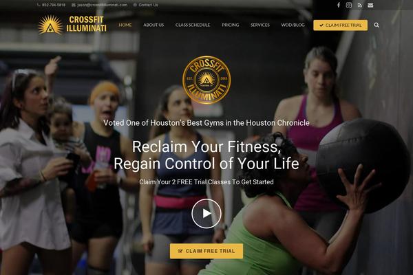 Impreza theme site design template sample