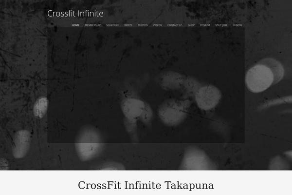 Crossfit theme site design template sample