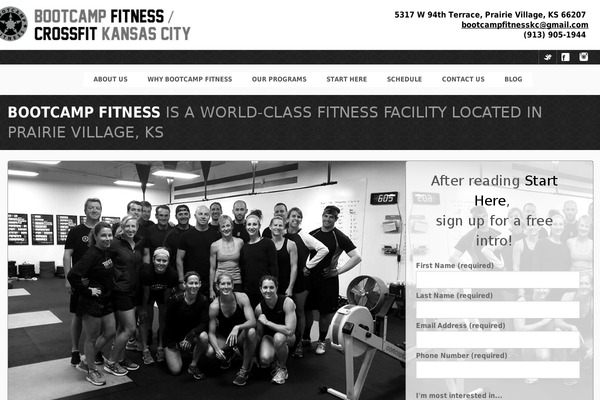 crossfitkc.com site used Cleantheme2.1