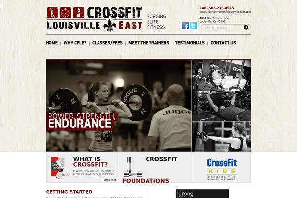 Crossfit theme site design template sample