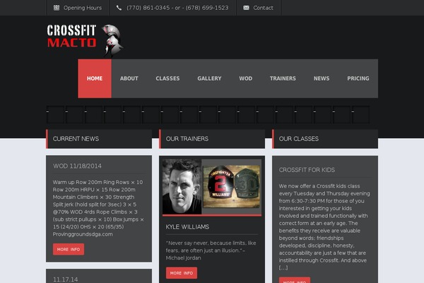 Fit Wp theme site design template sample