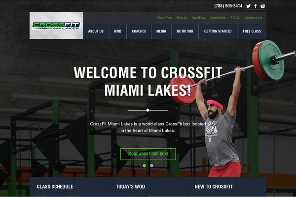 Crossfit theme site design template sample